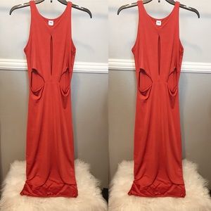 Philthy Ragz Rust Cut-Out Dress